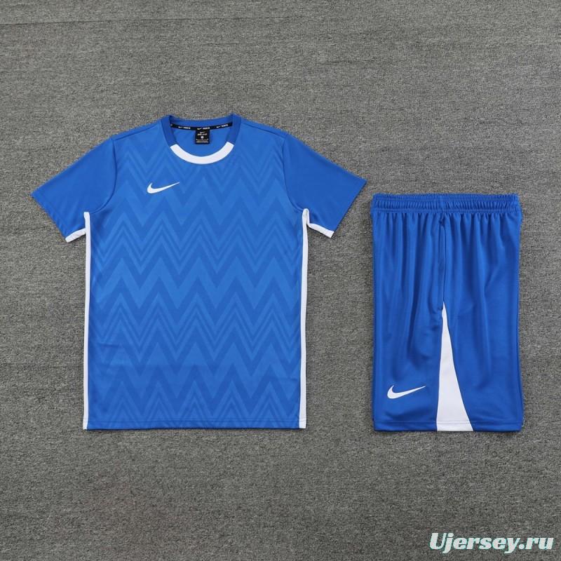 24/25 Nike Blue Short Sleeve Jersey+Shorts