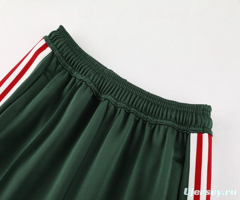 2024 Mexico Green Full Zipper Jacket +Long Pants