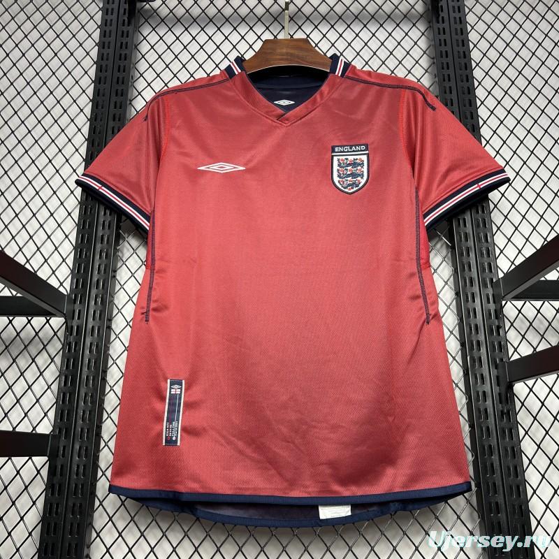 Retro 2002 England Away Jersey