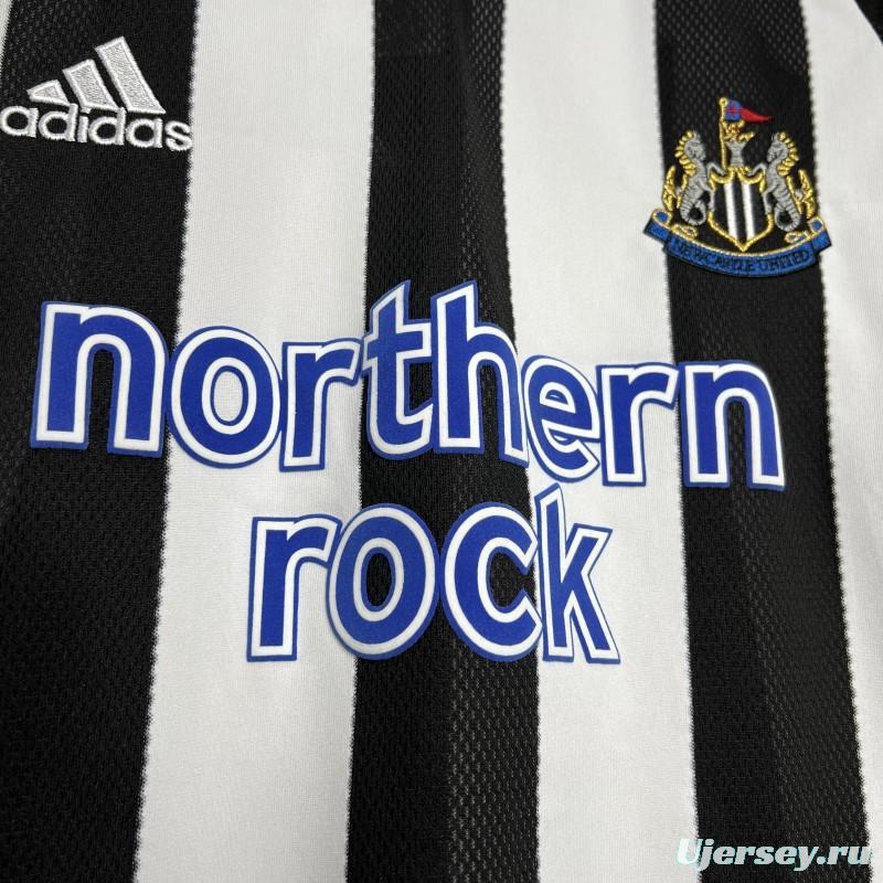 Retro 03/05 Newcastle United Home Long Sleeve Jersey