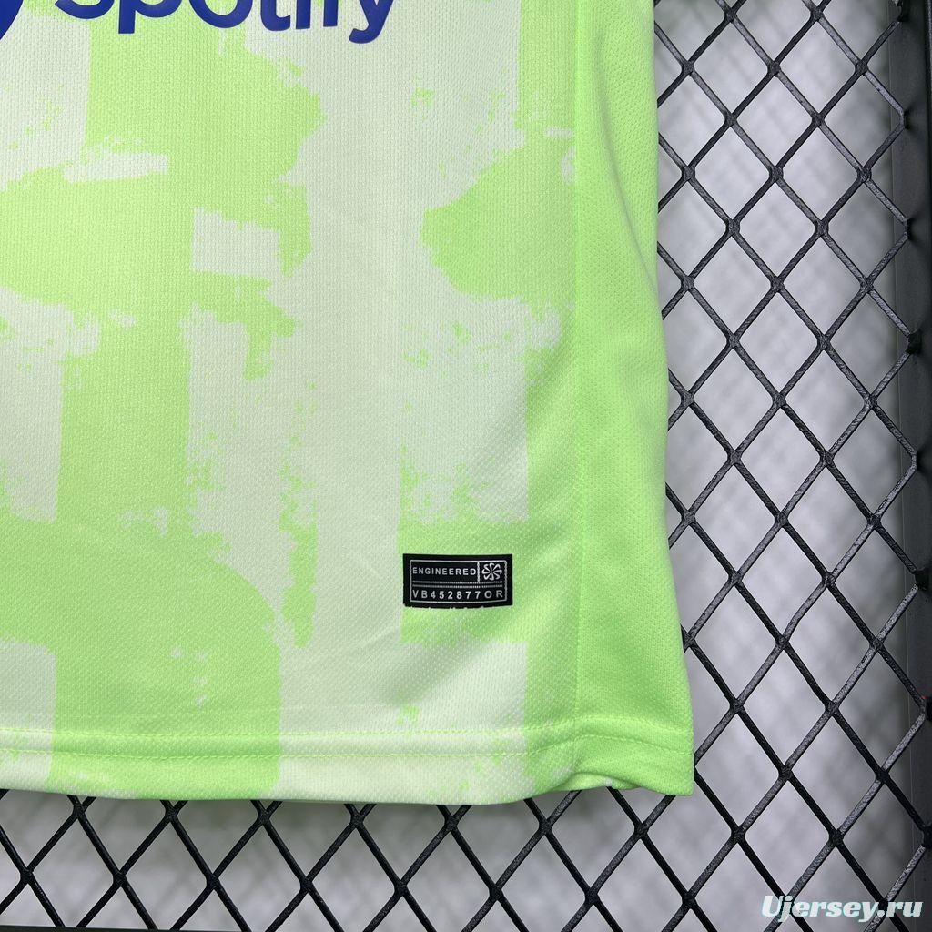 24/25 Kids Barcelona Third Green Jersey