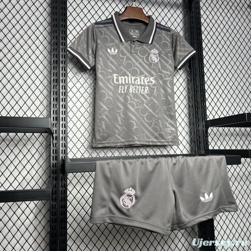 24/25 Kids Real Madrid Third Black Jersey