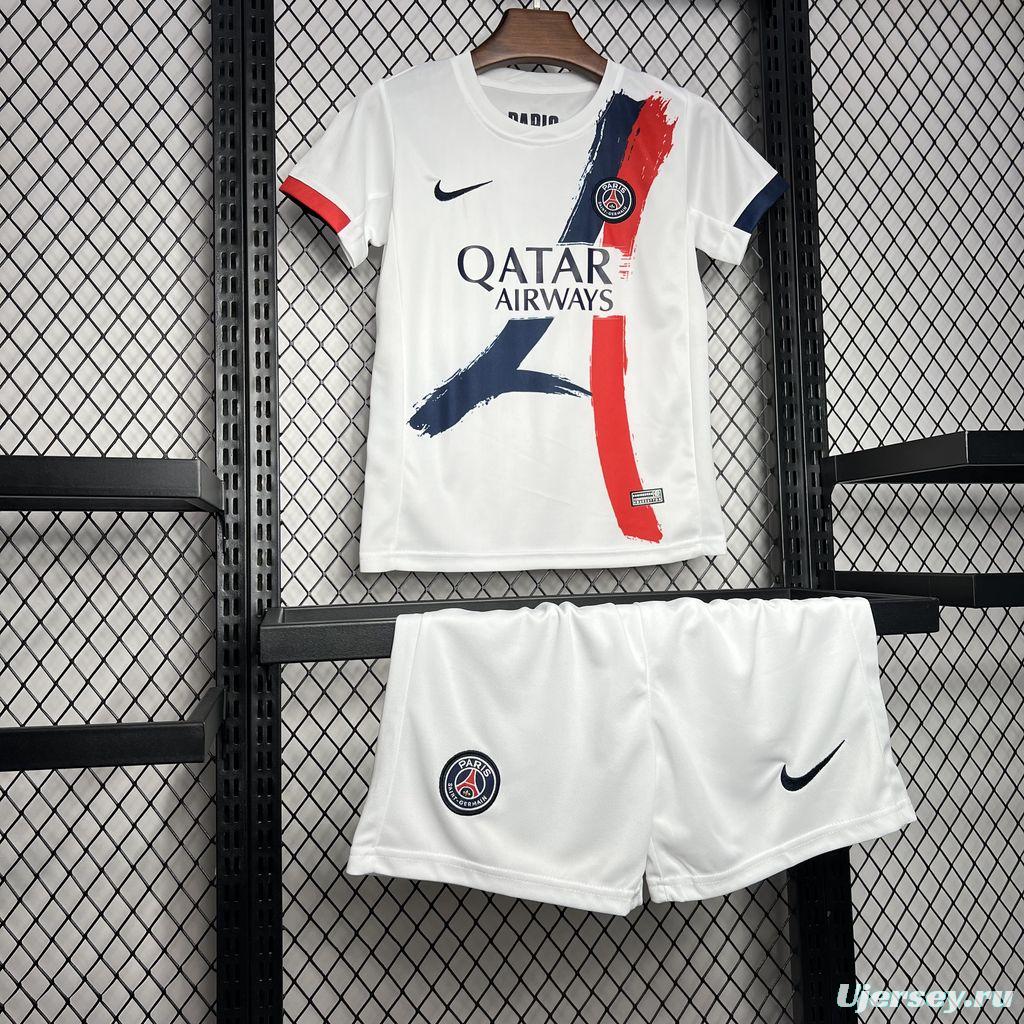 24/25 Kids PSG Paris Saint-Germain Away Jersey