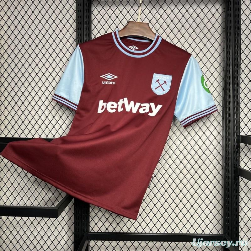 24/25 West Ham United Home Jersey