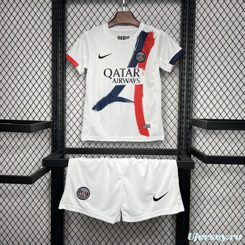 24/25 Kids PSG Paris Saint-Germain Away Jersey