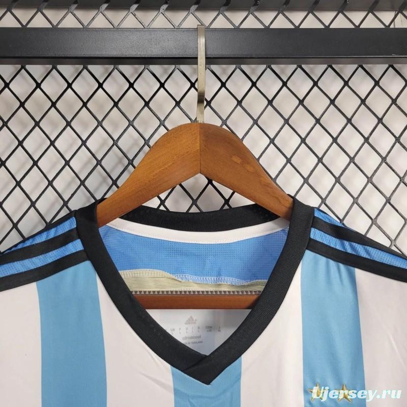 Retro 2014 Argentina Home Jersey