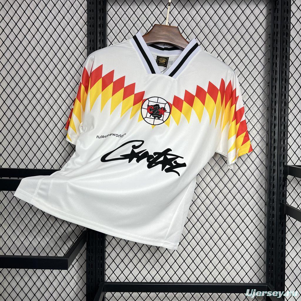 Retro 1995 Club America White Corteiz Jersey