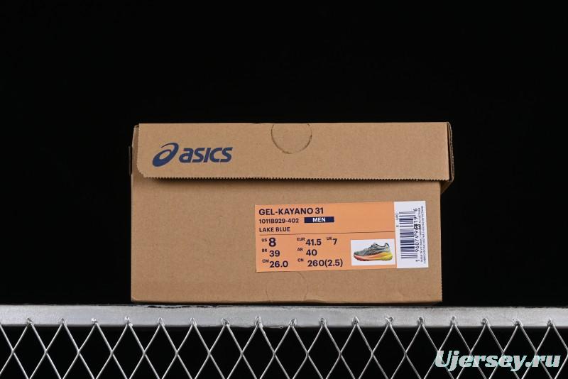 Asics Gel-Kayano 31 Running Shoes with GEL Cushioning and FLYTEFOAM BLAST Technology - 1011B929-402