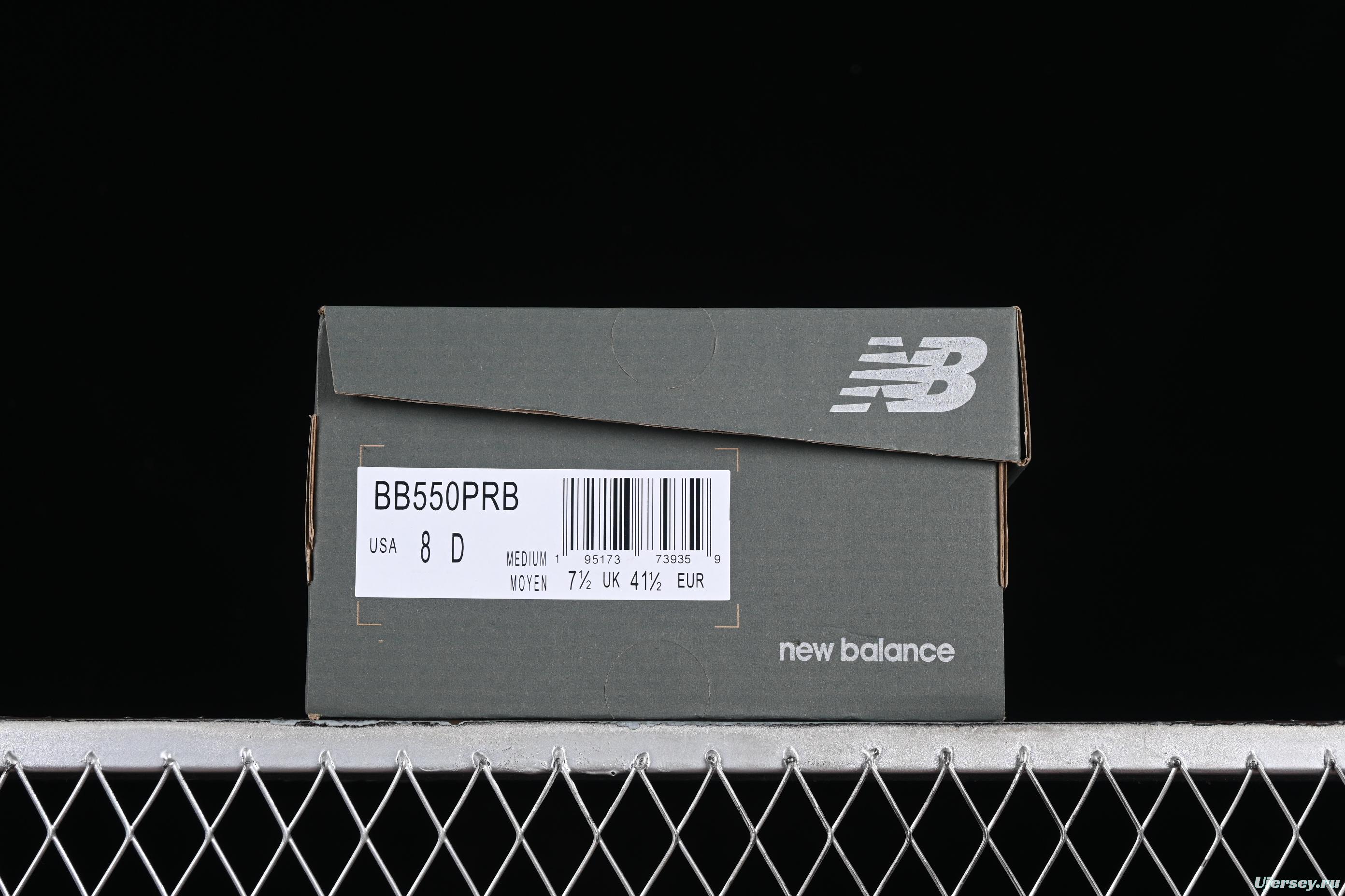 New Balance BB550 Series Leather Unisex Casual Running Shoes - BB550PRB