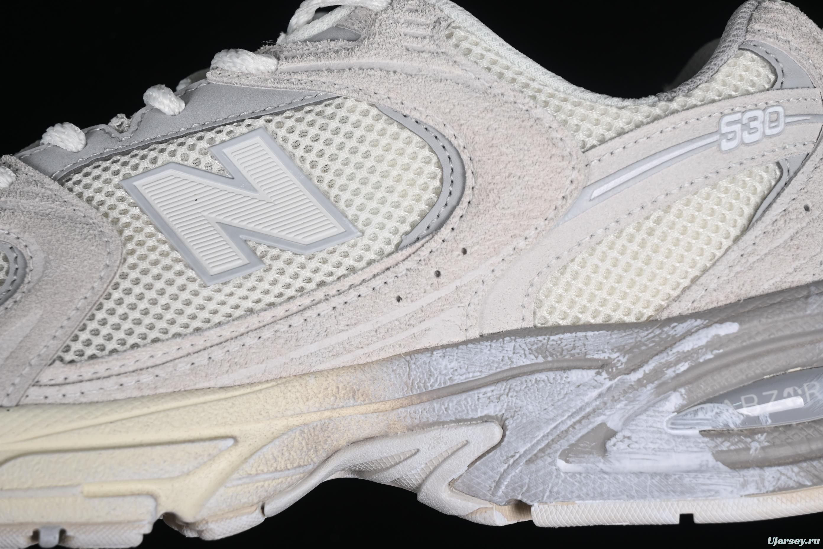 New Balance 530 Series Leather Retro Casual Running Shoes - MR530MR