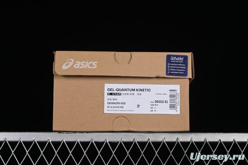 Asics Gel-Quantum Kinetic Retro Casual Sneakers with Thick Sole and GEL Scutoid Technology - 1203A270-022