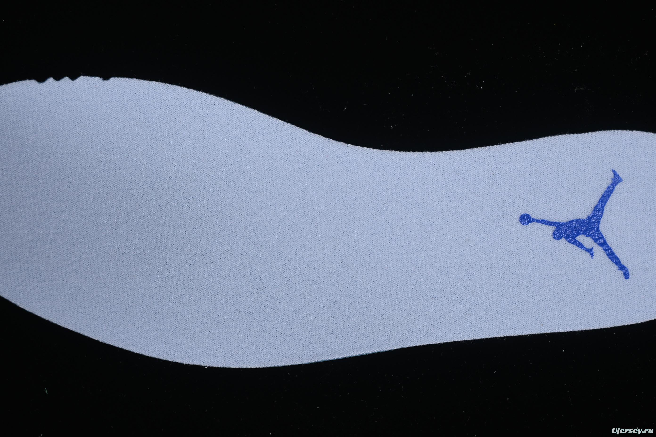 Nike Air Jordan 12 Retro Basketball Shoes in White Black Blue - CT8013-140