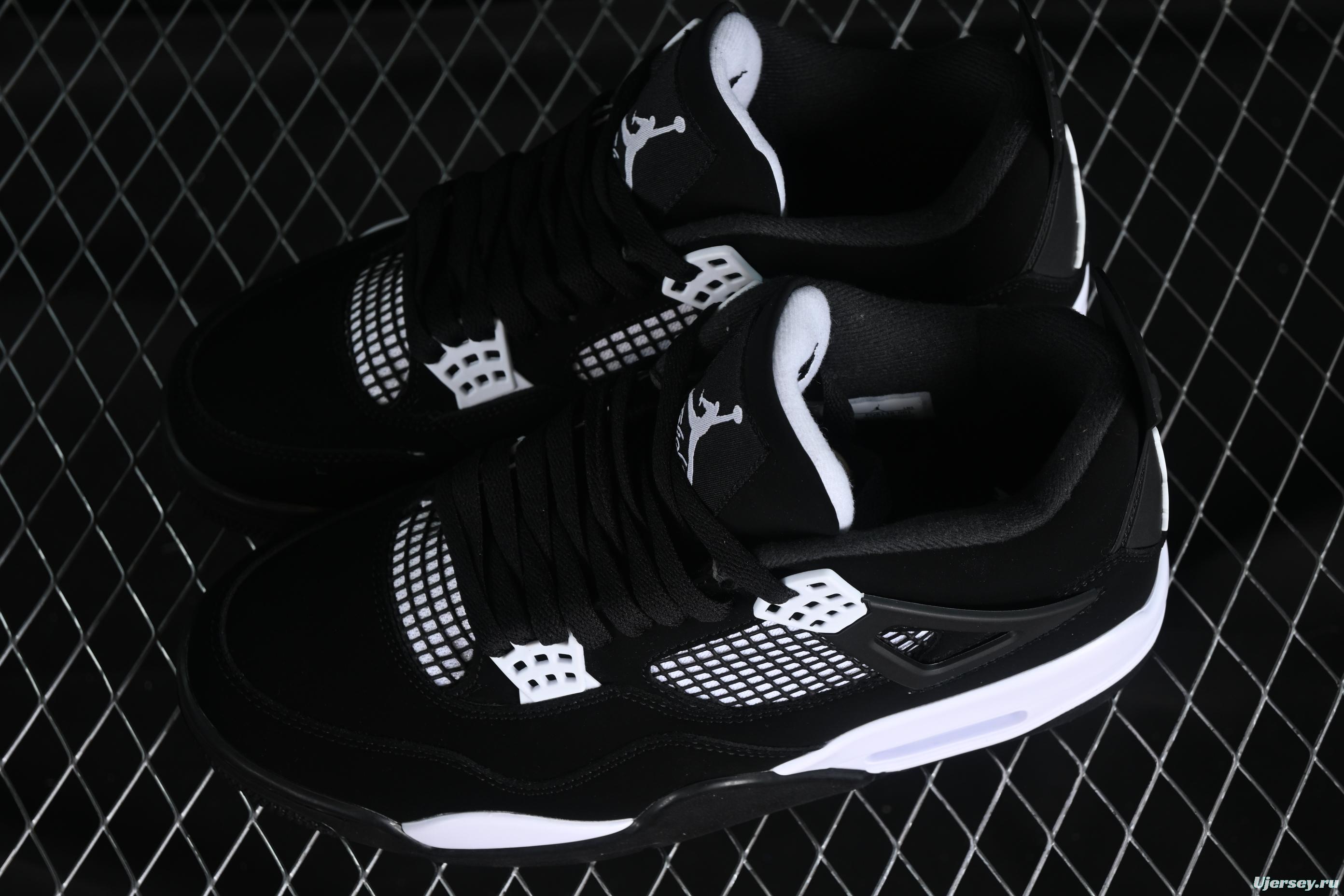 Nike Air Jordan 4 Retro "White Thunder" Basketball Shoes - FQ8138-001