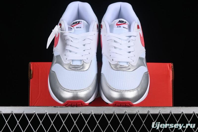 Nike Air Max 1 Retro Running Shoes with Half-Sole Air Cushion - HF7746-100