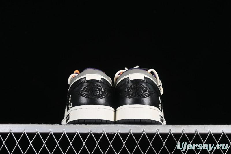 Nike Air Jordan 1 Low AJ1 Panda Prank Hip-Hop Theme - Big Shots Casual Sneakers