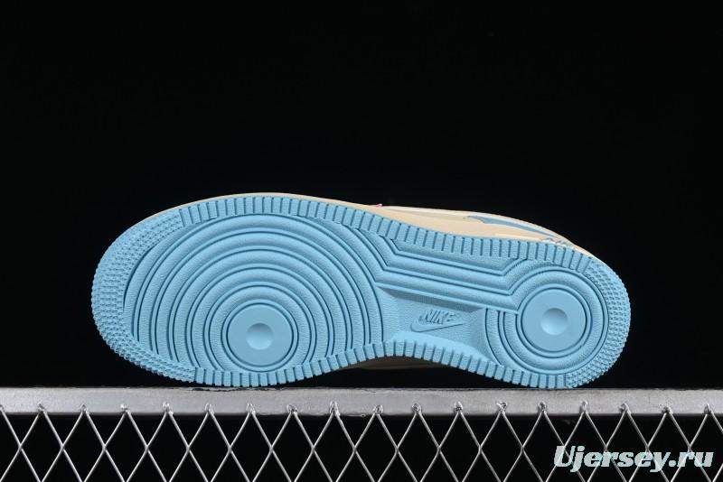 Nike Air Force 1 '07 Low Custom Casual Sneakers with Full-Length Honeycomb Air Cushion - XL2312-555
