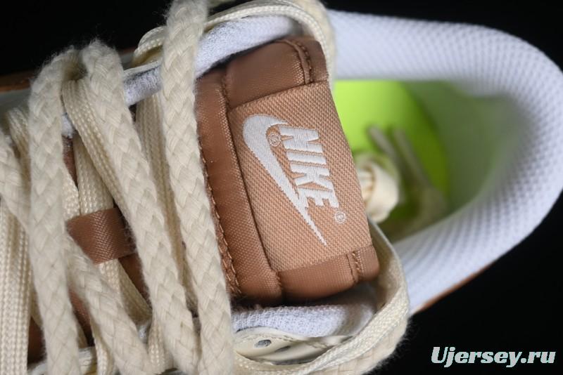 Nike Dunk Low Next Nature "Hemp" Mischievous Doll Soy Milk Bear Maillard Simple and Versatile SB Lace-Up Low-Top Casual Sneakers - DD1873-200