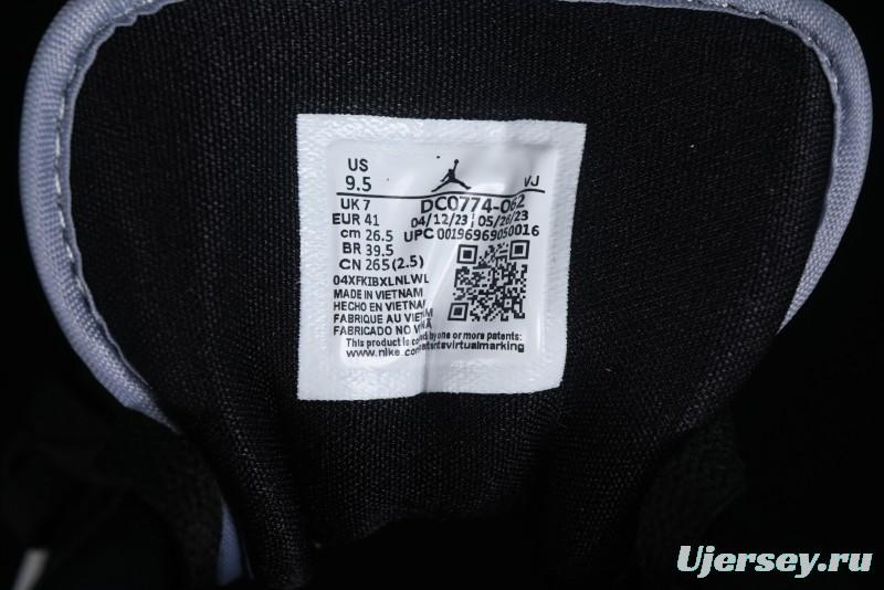 Nike Air Jordan 1 Low AJ1 Black Grey Red Hook Low-Top Culture Basketball Shoes - DC0774-062