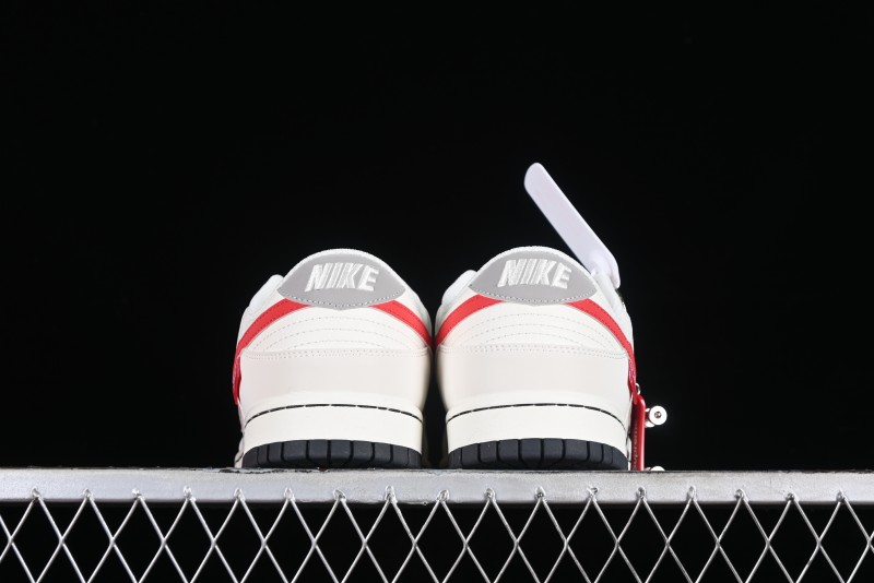 Supreme x Nike SB Dunk Low Casual Skate Shoes with Zoom Air Cushion - DQ1098-333