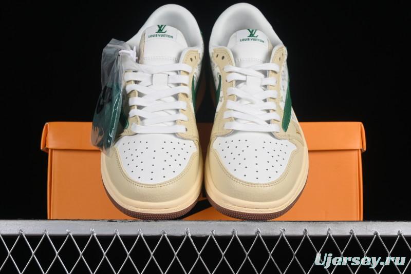 Nike Air Jordan 1 Low OG SP Travis Scott x Fragment Design Collaboration Sneakers - LX1988-300