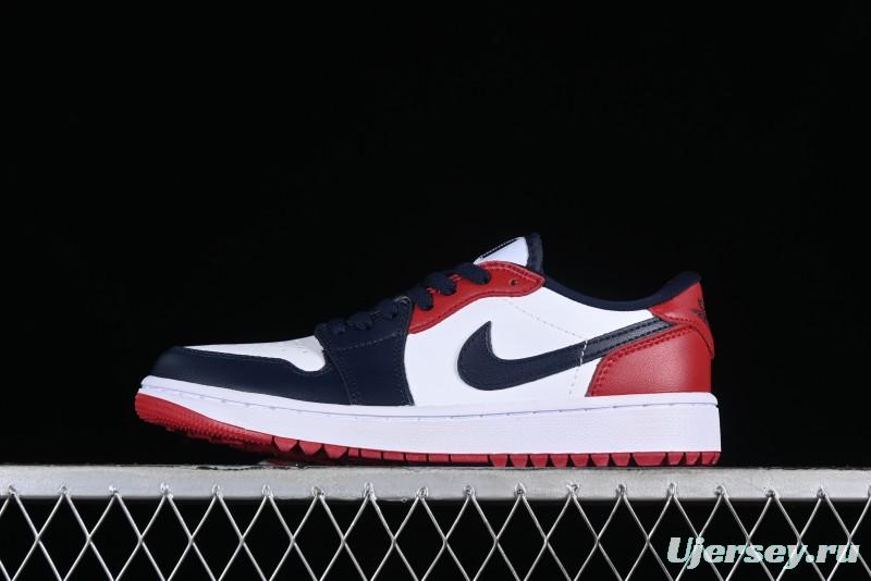 Nike Air Jordan 1 Low Golf Shoes Black Toe - DD9315-113