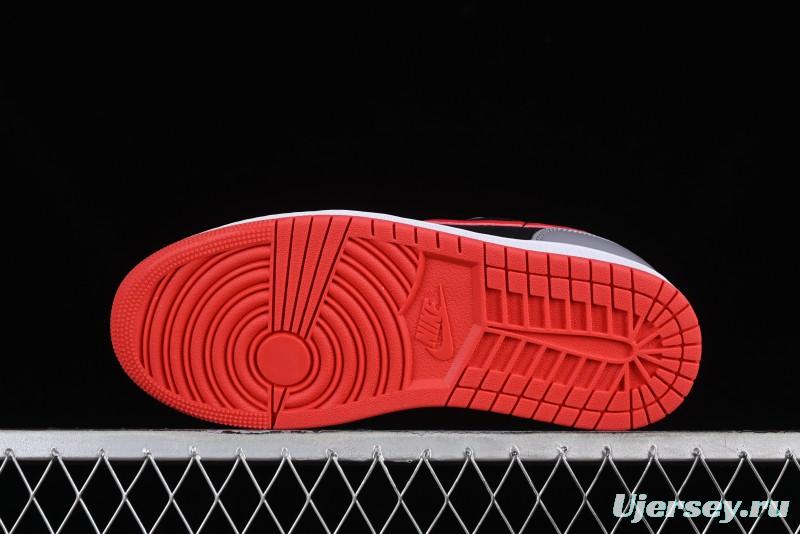 Nike Air Jordan 1 Low AJ1 Cement Grey Low-Top Casual Sneakers - 553558-060