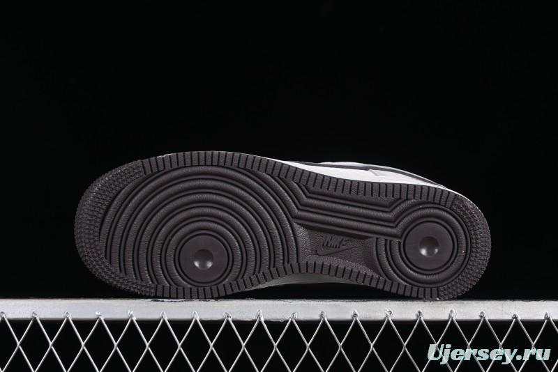 Nike Air Force 1'07 Low The North Face CDG Collaboration - Beige Grey Pigskin Low-Top Casual Sneakers - HD1968-015