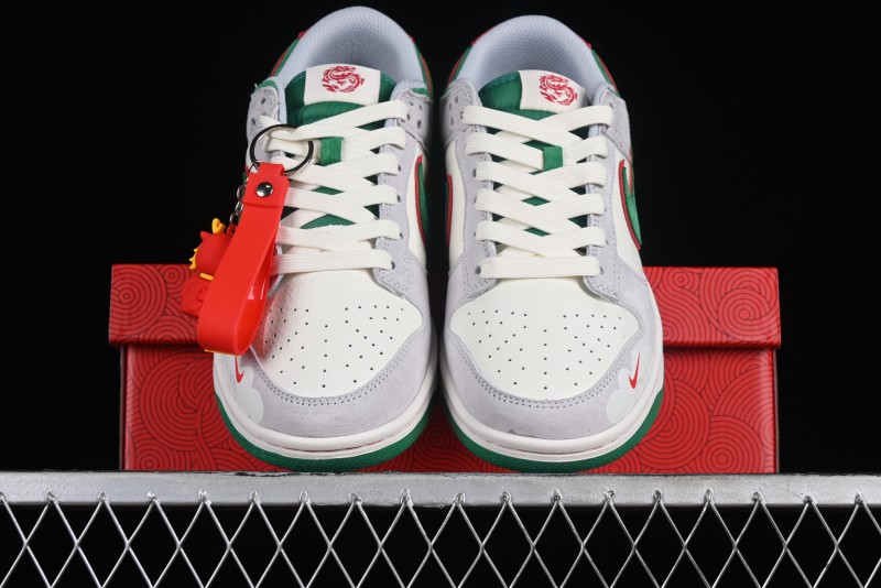 Nike SB Dunk Low Chinese New Year Limited - Azure Dragon Anniversary High-End Custom Low-Top Casual Skate Shoes - CR8033-505