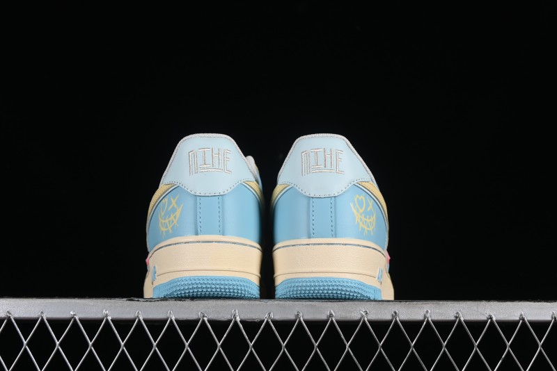 Nike Air Force 1 '07 Low Custom Casual Sneakers with Full-Length Honeycomb Air Cushion - XL2312-555