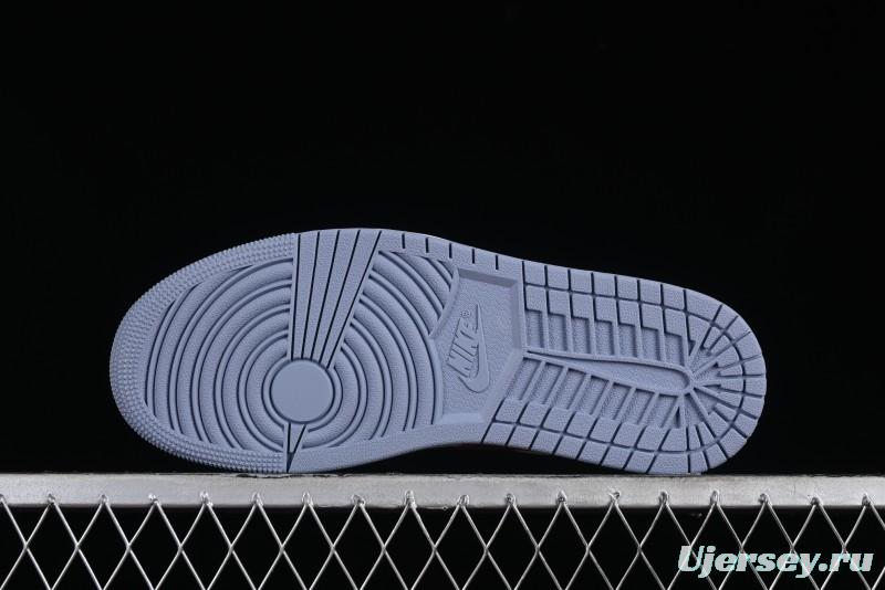 Nike Air Jordan 1 Low AJ1 White Blue Red Toe Casual Sneakers - DC0774-164