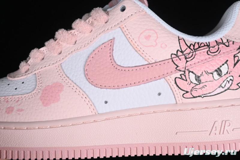 Nike Air Force 1 '07 Low Steam Puppet CNY Year of the Dragon Limited Edition Long Long Stack Socks Cute Style Low-Top Casual Sneakers - CT3839-107