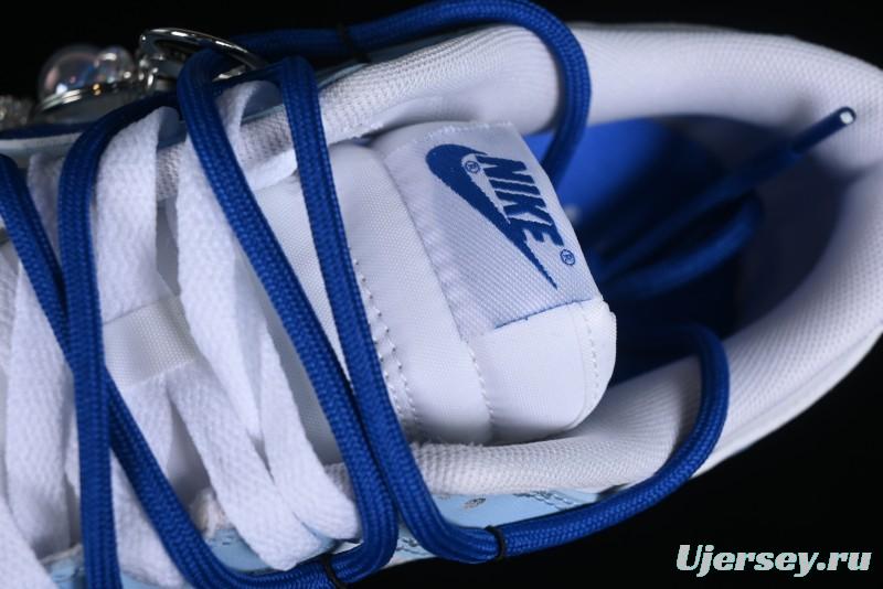 Nike Dunk Low Winter is Here Minimalist White Blue SB Lace-Up Low-Top Casual Skate Shoes - DV0831-104