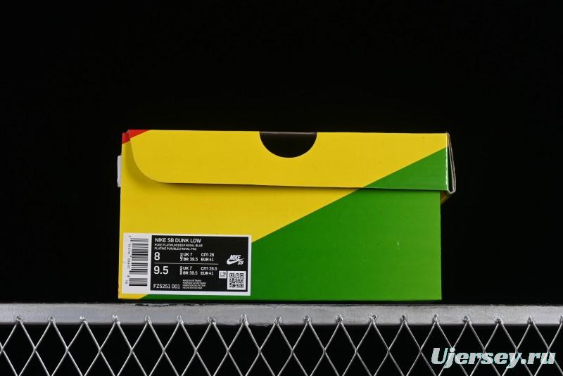 Nike SB Dunk Low Rayssa Leal Pro Skate Shoes with Colorful Smiley Laces - FZ5251-001