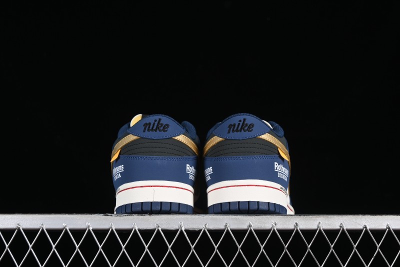 Nike SB Dunk Low Retro White Blue Collaboration Low-Top Casual Skateboarding Shoes - MU0232-365