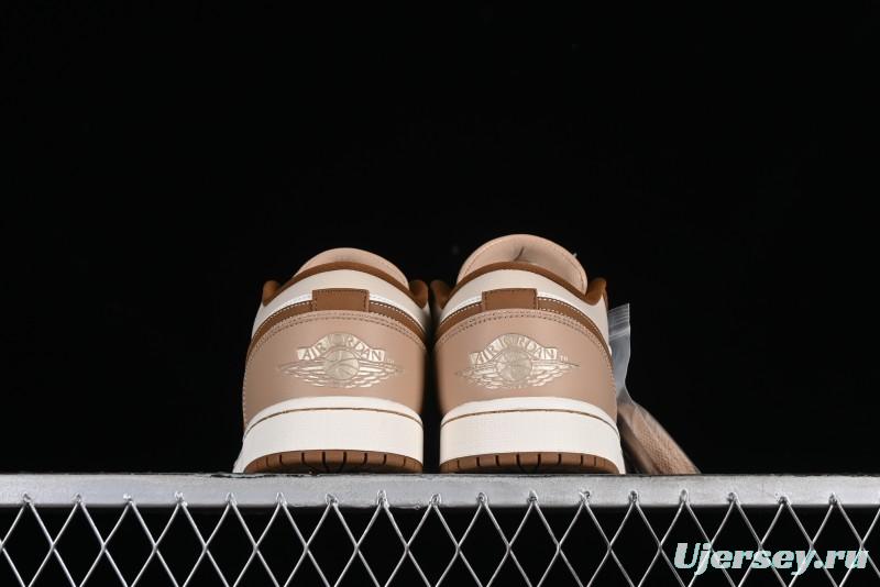 Nike Air Jordan 1 Low AJ1 Khaki Yellow Low-Top Casual Lifestyle Sneakers - HF5753-221