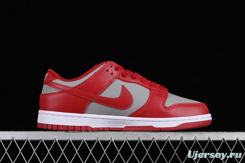 Nike SB Dunk Low Grey Red Colorway Low-Top Casual Skateboarding Shoes - CW1590-0002