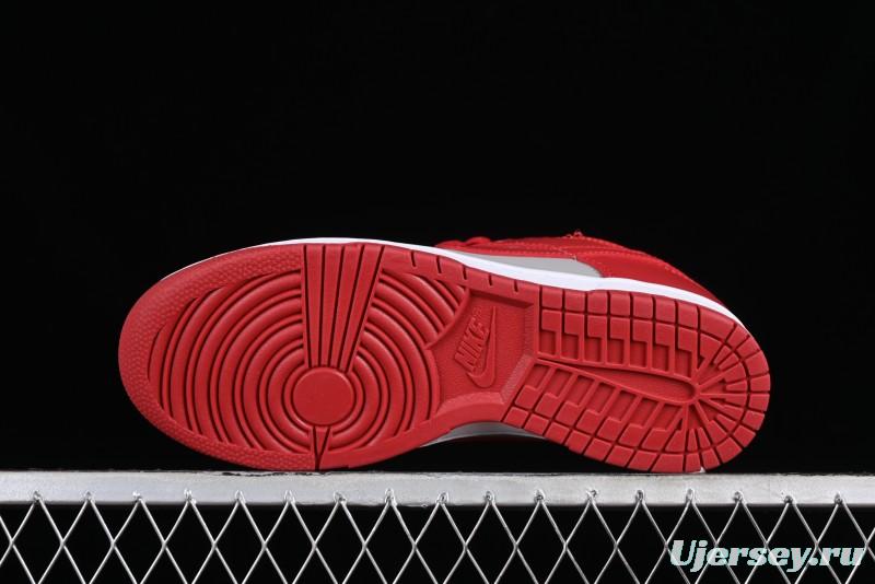 Nike SB Dunk Low Grey Red Colorway Low-Top Casual Skateboarding Shoes - CW1590-0002