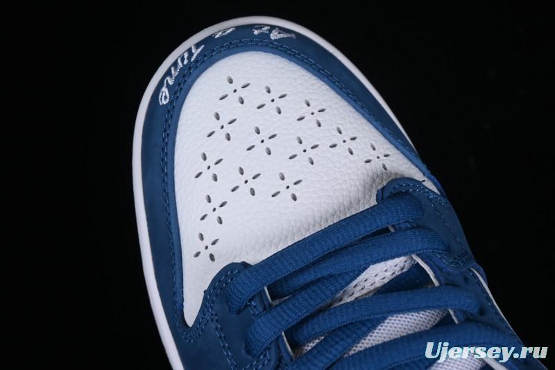 Nike Born x Raised x Nike SB Dunk Low Premium Skate Shoes with Special Foam Swoosh and Snowflake Perforations - FN7819-400