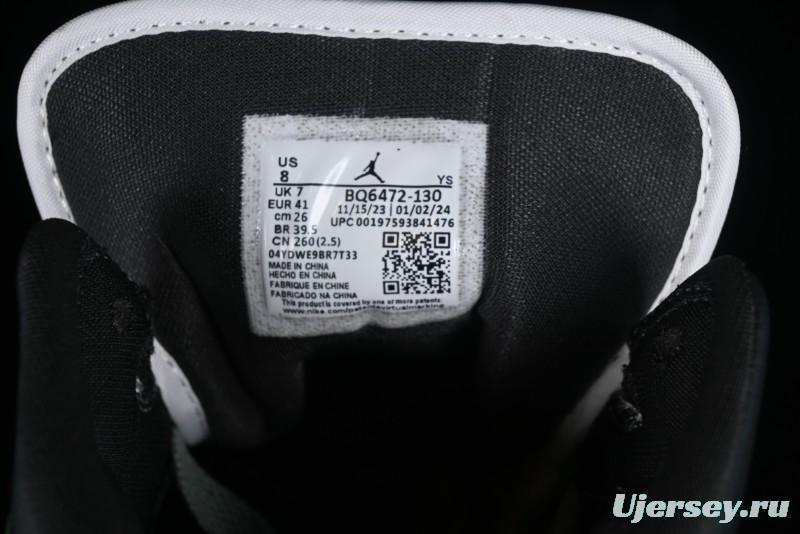 Nike Air Jordan 1 Mid AJ1 Basketball Shoes in Fresh Warm Green - BQ6472-130