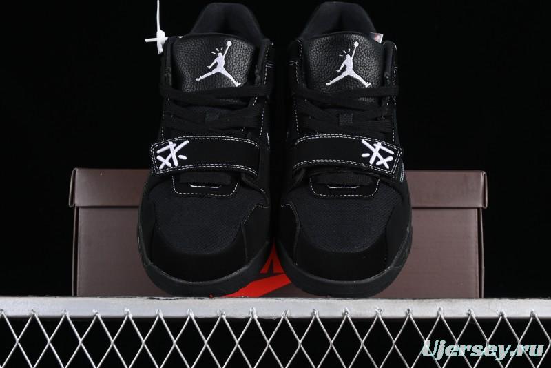 Nike Travis Scott x Jordan Cut The Check AJ1 Basketball Shoes with Velcro Strap - DR9317-001