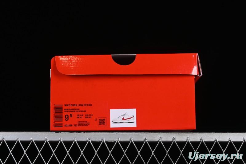 Supreme x Nike SB Dunk Low Casual Skate Shoes with Zoom Air Cushion - DQ1098-333