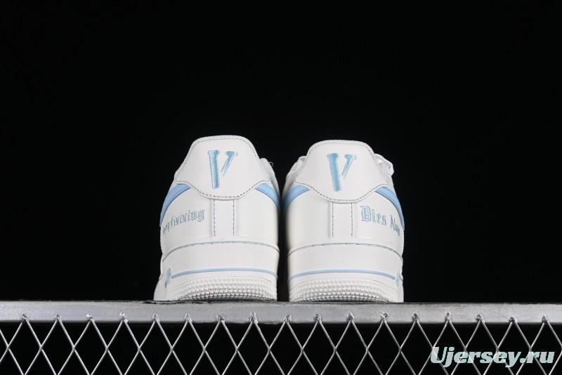 Nike Vlone x Air Force 1 '07 Low Light Bone Casual Sneakers - AA5360-008