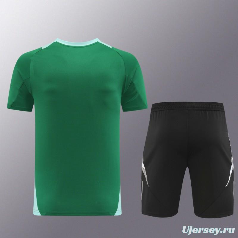 24/25 Adidas Green Short Sleeve Jersey+Shorts