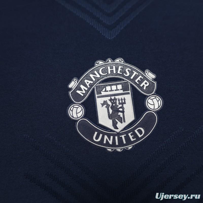 Player Version 24/25 Manchester United Navy Pre-Match Jersey