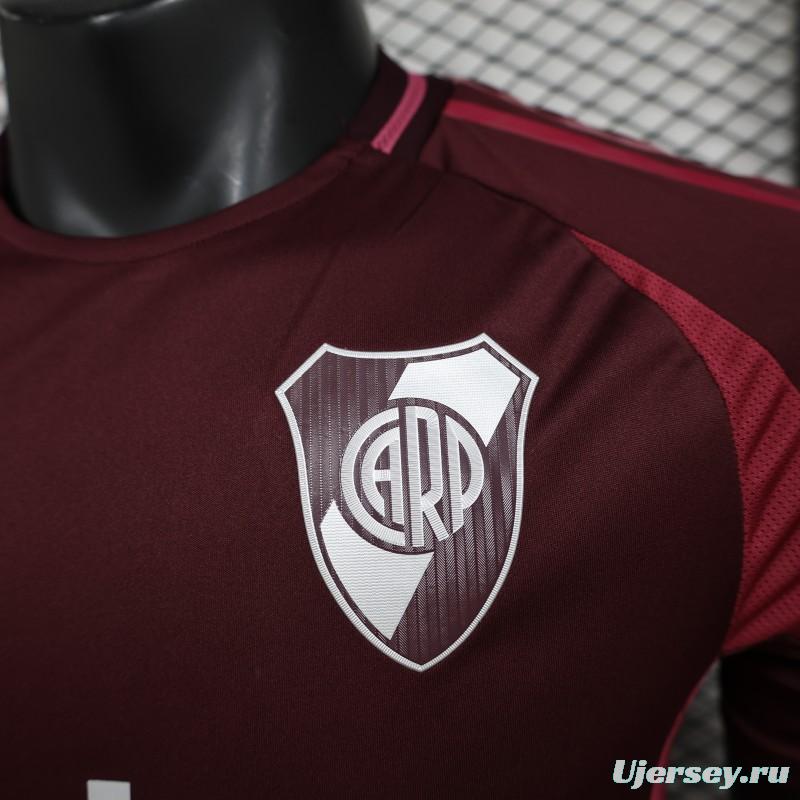 Player Version 24/25 River Plate Away Wine Jersey