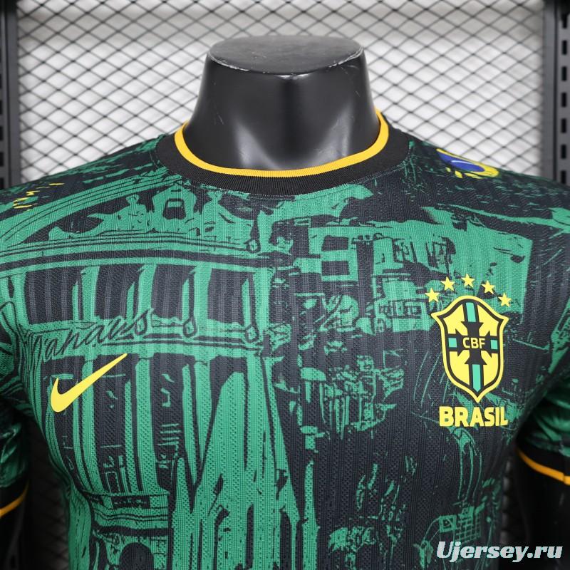 Player Version 2024 Brazil Green Special Jersey