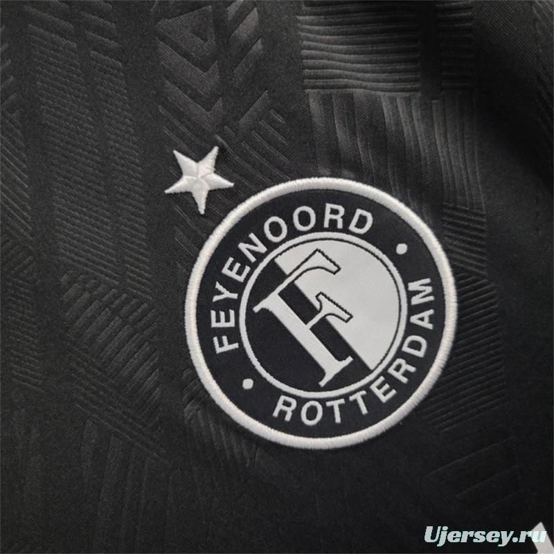 24/25 Feyenoord Rotterdam Away Black Jersey