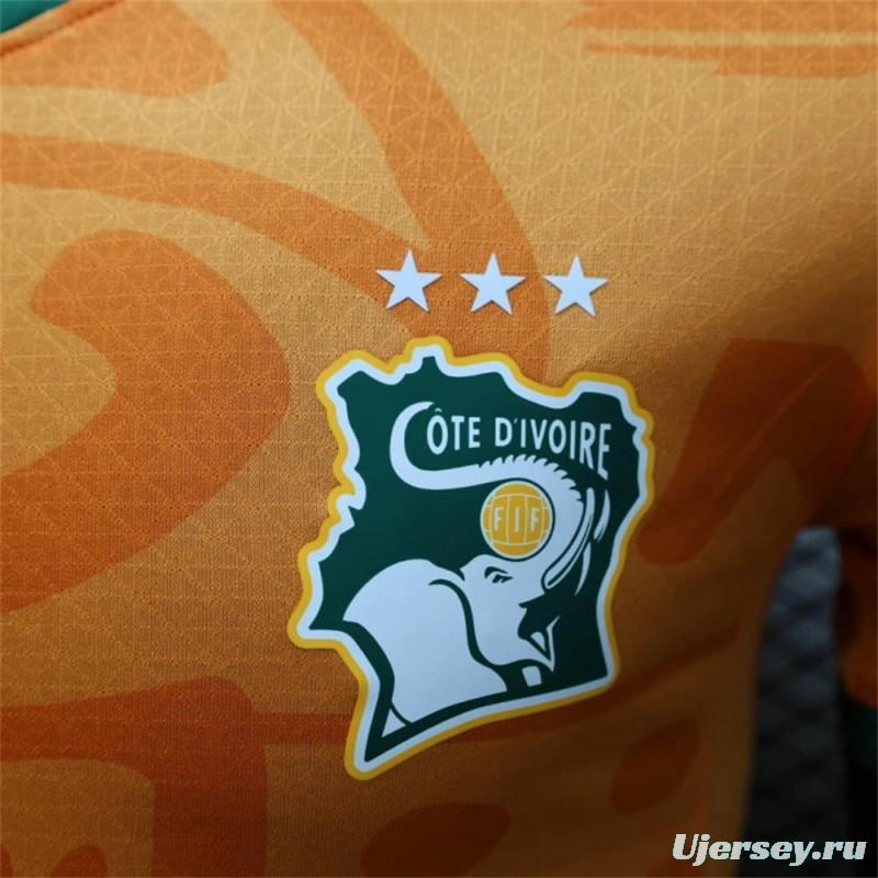 24/25 Player Version Ivory Coast Home Jersey