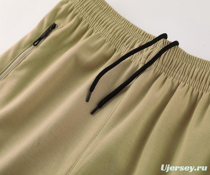 2024 Adidas Yellow Hoodie Full Zipper Jacket +Long Pants