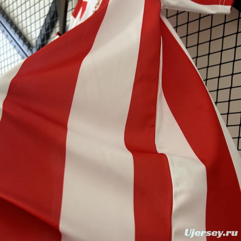 Retro 86/87 Sporting Gijon Home Jersey